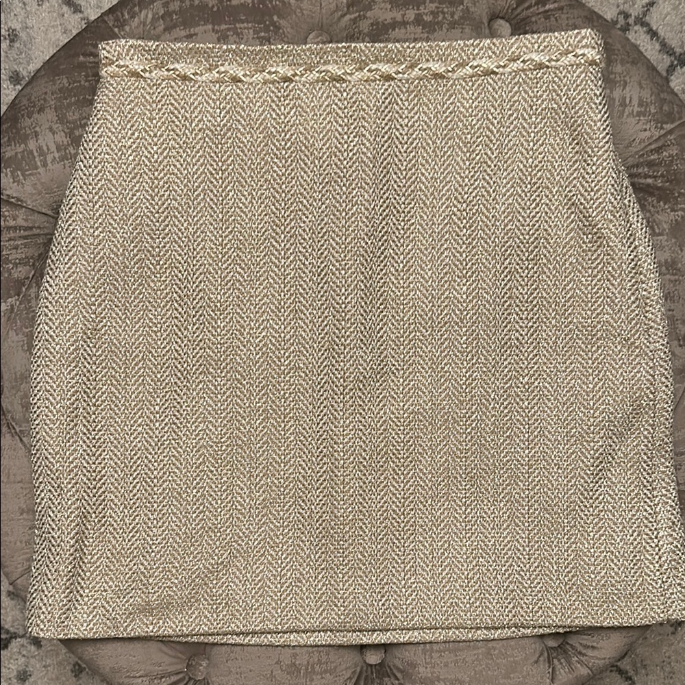 Ann Taylor Metallic Skirt - Size 8
